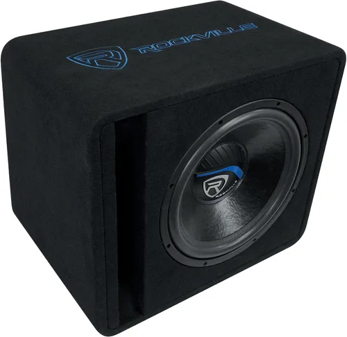 Miniatura 10 de Rockville VS15K52 - Subwoofer para automóvil K5 de 2000 W de 15 pulgadas en recinto ventilado, bobina de voz única de 2 ohmios, caja MDF
