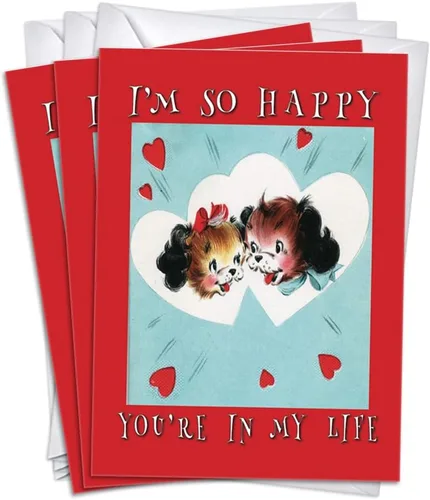 Miniatura 22 de Wright Home & Gift Divertidas tarjetas de felicitación del día de San Valentín/Galentines Paquete de 20 unidades a granel + 20 sobres (5 x 7)
