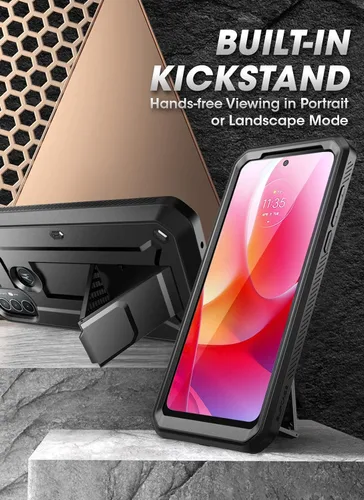 Miniatura 3 de SUPCASE Unicorn Beetle Pro Series - Funda para Moto G Power 2022, funda resistente de cuerpo completo con clip para cinturón y soporte con protector