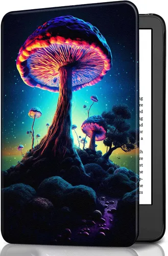 Miniatura 65 de Funda para Kindle básico de 6 pulgadas (11.ª generación), múltiples ángulos, piel sintética, delgada, con función de encendido y apagado automático