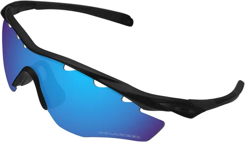 Miniatura 2 de BroLizard - Lente polarizada para gafas de sol Oakley M2 con ventilación, azul