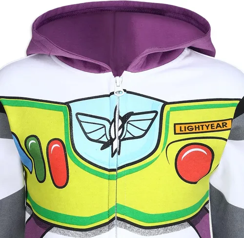 Miniatura 5 de Disney Toy Story Woody or Buzz Lightyear - Sudadera con capucha y cremallera para niños pequeños