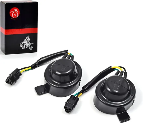 MOTO1988 Cable de luz para faros delanteros derecho izquierdo para Yamaha Raptor 700 350 250, YFZ450, Wolverine 450 (2004-2015)