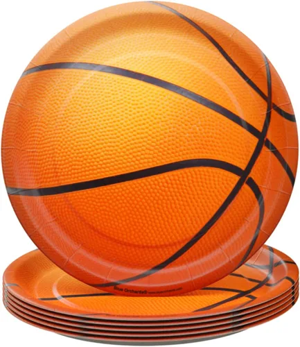 Miniatura 4 de Paquetes de suministros para fiestas de baloncesto (116 piezas para 16 invitados) – Suministros para fiestas de baloncesto, suministros para fiestas