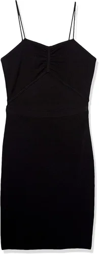 Miniatura 6 de The Drop Minivestido tipo suéter ajustado con tiras Ailyn para mujer