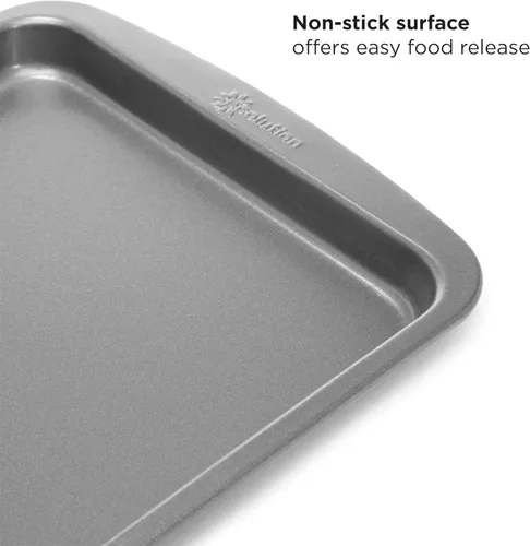 Miniatura 6 de Ecolution Juego de utensilios antiadherentes para horno tostador de 4 piezas, acero al carbono, fácil de limpiar y perfecto para porciones Gris
