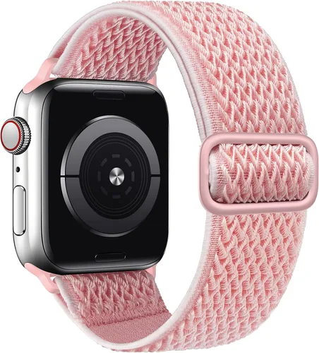 Miniatura 9 de Stretchy Braided Solo Loop Compatible for Apple Watch Band 38mm 40mm 41mm 42mm 44mm 45mm 46mm 49mm Adjustable Elastic Nylon for iWatch Series 11 10