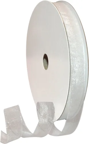 Miniatura 92 de Morex Ribbon 91803/100-609 Cinta de nailon Organdy, 5/8 pulgadas por 100 yardas, color rojo