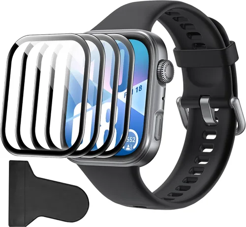 Miniatura 11 de Protector de pantalla compatible con Amazfit Active 2, antiarañazos, cobertura de pantalla completa 3D, compatible con fundas, HD Ultra, paquete de 3