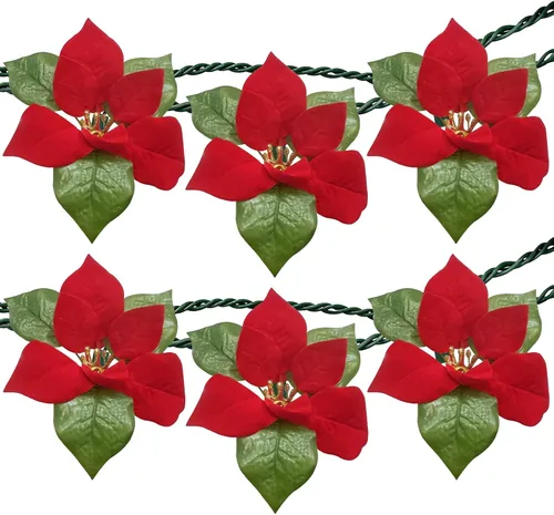 Miniatura 9 de Guirnalda de luces de Navidad de chile de 13.6 pies con 35 chiles calientes multicolor blanco cálido, luces incandescentes de pimienta