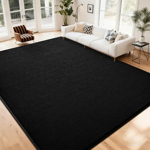 Miniatura 28 de Nuttumico - Alfombras grandes y modernas para dormitorio, sala de estar, alfombra gris de 5 x 7 pies, alfombra de interior de espuma viscoelástica