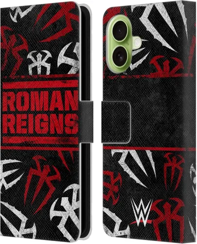 Miniatura 29 de Head Case Designs Officially Licensed WWE Distressed Logo Roman Reigns Leather Wallet Case Compatible with Apple iPhone 11