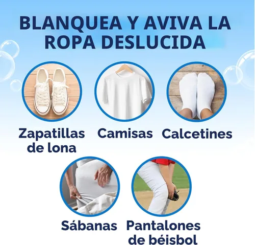 Miniatura 2 de OxiClean White Revive Blanqueador de ropa y quitamanchas Power Paks, 24