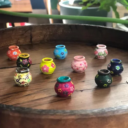 Miniatura 7 de Mini macetas de terracota – Macetas pequeñas de arcilla para suculentas, cactus, manualidades de bricolaje, jardín de hadas, proyectos escolares