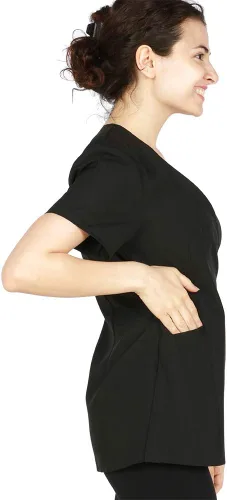 Miniatura 4 de Pamela - Bata profesional de salón, chaqueta de estilista, uniforme de cosmetología