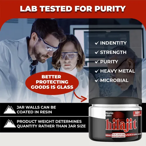 Miniatura 7 de Shilajit orgánico puro del Himalaya de 0.88 oz – La resina Shilajit contiene fúlvico, ácido húmico natural y más de 85 minerales traza – Apoyo