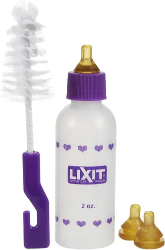Miniatura 8 de Lixit Kits de biberones de lactancia para cachorros de alimentación manual, gatitos, conejillos de indias, hurones, conejos, mapaches, ardillas