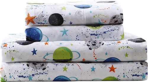 Miniatura 2 de Kute Kids - Juego de sábanas supersuave, fabricado con diseños y personajes especiales, incluye funda(s) para almohada; en tamaño Twin, Full y Queen