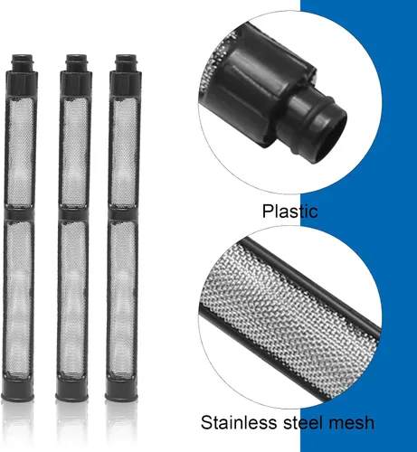 Miniatura 4 de Paquete de 10 filtros de pistola de pulverización sin aire 287032 adecuados para pistola de pulverización Graco Filtro 60 malla