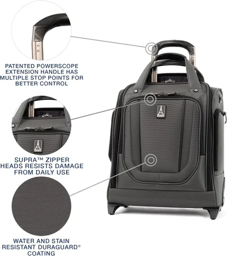 Miniatura 2 de Travelpro Crew Versapack - Bolsa de transporte para debajo del asiento, Gris (Titanium Grey)), 4071877