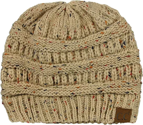 Miniatura 238 de C.C Trendy Warm Chunky Soft Stretch Cable Knit Beanie
