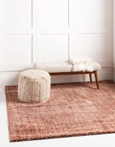 Miniatura 20 de Unique Loom Shaggy Chic Collection - Alfombra de área lanuda (9 pies 4 pulgadas x 12 pies 2 pulgadas, rectangular, color blanco sal marina)