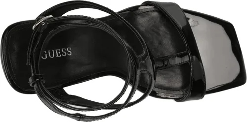 Miniatura 5 de GUESS Tacones de cuña Bacio metálicos con correa en T para mujer