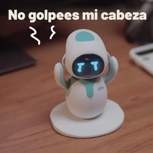 Miniatura 3 de ENERGIZE LAB Eilik – Lindas mascotas robot para niños y adultos, tu compañero interactivo perfecto en casa o espacio de trabajo, regalos únicos