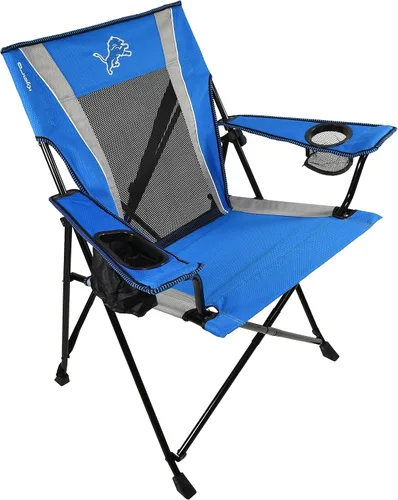 Miniatura 11 de Kijaro Dual Lock Pro, Silla plegable para fanáticos de deportes, 26" L x 35.5" W x 37" H, Carolina Panthers