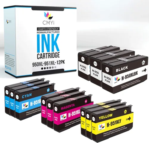 Miniatura 14 de 950XL - Cartucho de tinta de repuesto negro para HP Officejet Pro 251dw, 276dw MFP, 8100 - N811a, 8600, 8600 Plus, 8600 Premium, 8610, 8615, 8616