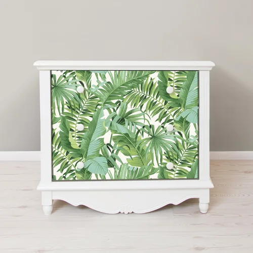 Miniatura 7 de NuWallpaper Maui - Papel tapiz autoadhesivo para pared, papel de contacto extraíble de hojas tropicales verdes para paredes, revestimiento de pared