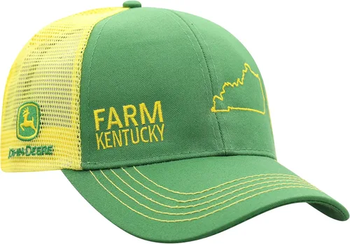 Miniatura 38 de John Deere Gorra de béisbol con logotipo y malla trasera con contraste, para hombre