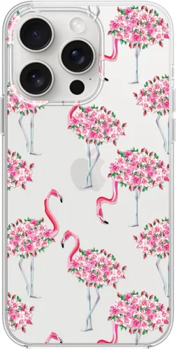 Miniatura 28 de Blingy's Funda para iPhone 15 Pro, lindo estilo de gato con patrón de flor de cerezo divertido diseño de animales de dibujos animados, funda Gato