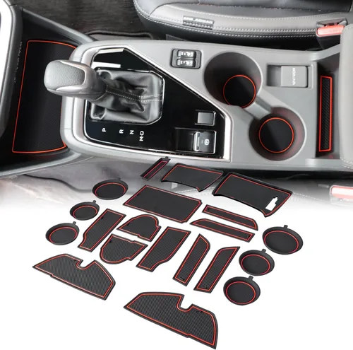 Miniatura 10 de Auovo Insertos para Portavasos Compatibles con Accesorios Subaru Crosstrek 2024 2025 2026 Impreza Accesorios para Auto Almohadillas de Portavasos