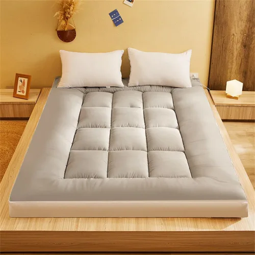 Miniatura 6 de Colchón de futón japonés para piso, extra grueso, esponjoso, sofá, campamento en casa, cama de invitados, tapete portátil para dormir