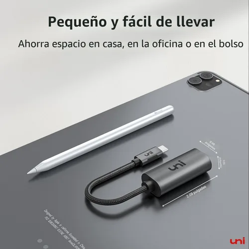 Miniatura 5 de uni - Adaptador USB C a Ethernet Gris