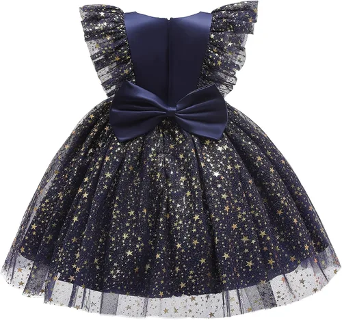 Miniatura 2 de Nileafes Vestido de princesa de tul para niñas pequeñas, vestido tutú de fiesta