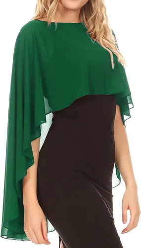 Miniatura 4 de Sakkas Anya - Abrigo de gasa suave para mujer, para boda, dama de honor, bolero