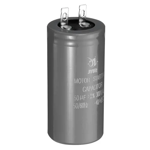 PATIKIL Condensador de arranque del motor, CD60, 50uf 300V 50/60Hz, carcasa de aluminio, forma redonda, condensador de funcionamiento para aires