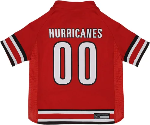 Miniatura 29 de Camiseta NHL Calgary Flames para perros y gatos, talla XL. ¡Deja que tu mascota sea un verdadero fanático de la NHL!