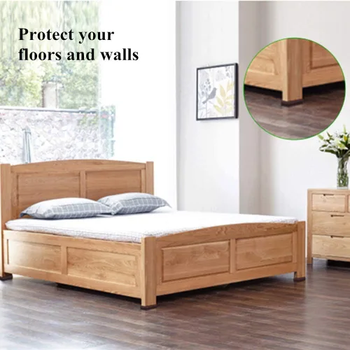 Miniatura 7 de Juego de 8 almohadillas de fieltro grandes para muebles, de 6 x 4 pulgadas, color marrón, autoadhesivas, antiarañazos, resistentes, 0.197 in