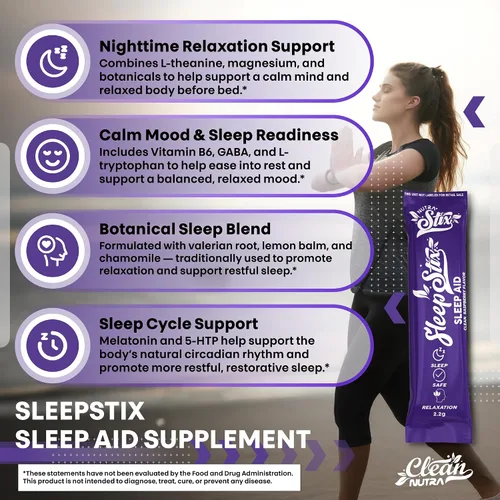 Miniatura 6 de Sleep Aid Melatonina Polvo triptófano glicina raíz de valeriana magnesio para el sueño bálsamo de limón L teanina glicinato de magnesio zinc ayuda