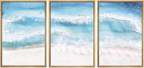 Miniatura 15 de SIGNWIN Lienzo enmarcado para pared, juego de arte nublado de tormenta, cielo, bosque otoñal, árboles, rústico, naturaleza, fotografía, realismo
