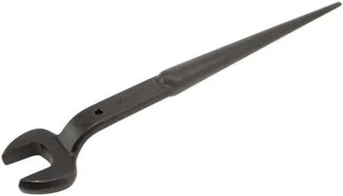 Miniatura 10 de KLEIN TOOLS 3213TT - Llave de construcción con agujero de sujeción, fabricada en Estados Unidos, apertura nominal de 1-7/16 pulgadas, perno de 7/8