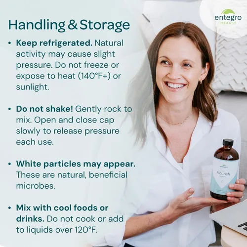 Miniatura 8 de Flourish Original Living - Suplemento probiótico (vidrio) Salud intestinal Salud digestiva Sin OMG Vegano Sin alérgenos Probióticos