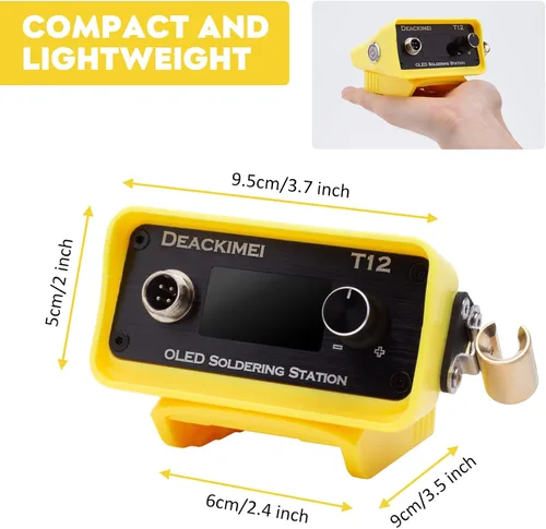 Miniatura 7 de Estación de soldador inalámbrico para batería Dewalt 20V Max, temperatura ajustable, suspensión automática y protección de bajo voltaje, conversión