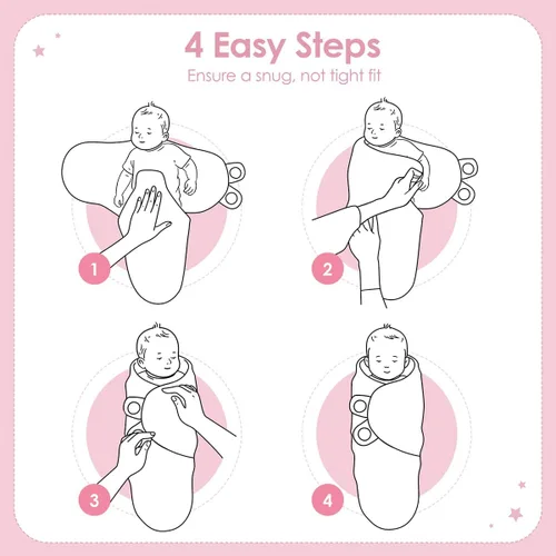 Miniatura 3 de Manta para bebé, 0-3 meses, saco de dormir de algodón con brazos, mantas para recién nacido
