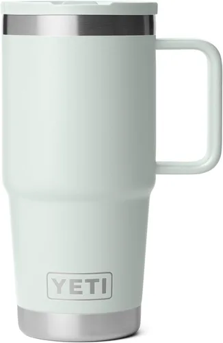 Miniatura 15 de YETI Rambler - Taza de viaje de 20 onzas con tapa abatible con popote, acero inoxidable, aislada al vacío, a prueba de fugas, apta para portavasos