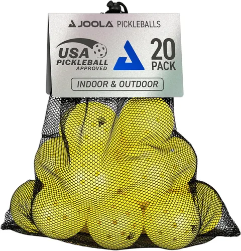 JOOLA Primo - Pelotas de pickleball para torneos para interiores y exteriores, aprobadas por USAPA, idealmente pesadas y hechas con precisión, Lote