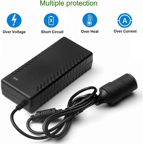 Miniatura 3 de Convertidor de CA a CC de 100 V-240 V a 12 V/6 A 72 W, adaptador de fuente de alimentación para encendedor de cigarrillos de automóvil, enchufe